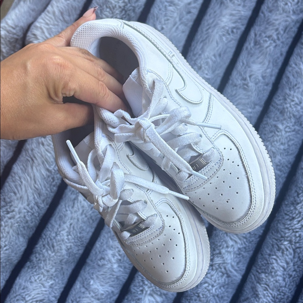 Nike All-White Athletic Shoes